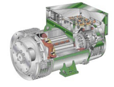 柳州发电机内部结构图